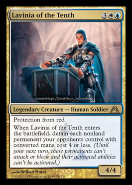 Lavinia tenth azorius champion dragons maze spoiler