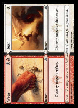 wear tear boros split card dragons maze