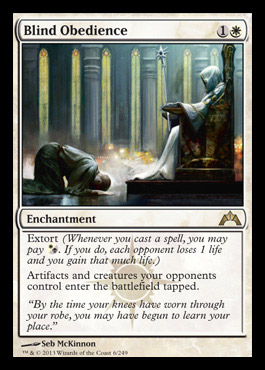 blind obedience orzhov gatecrash spoiler