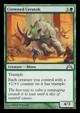 crowned ceratok gatecrash spoiler