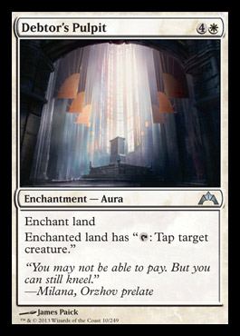 debtors pulpit orzhov gatecrash spoiler