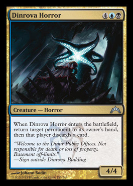 dinrova horror dimir gatecrash spoiler