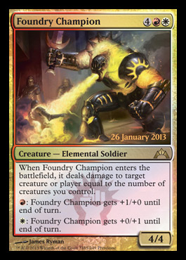 foundry champion promo boros gatecrash spoiler