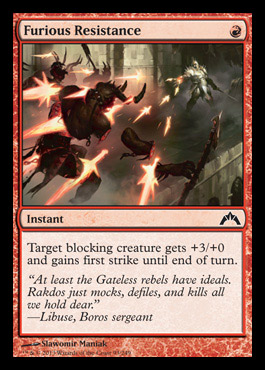 furious resistance  gatecrash spoiler