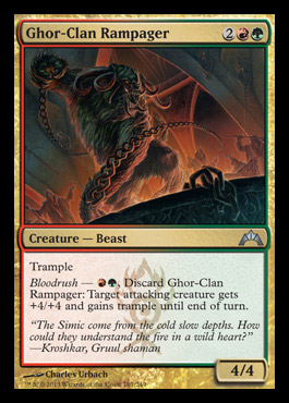 ghor clan rampager gruul gatecrash spoiler