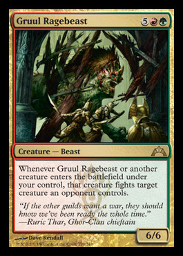 gruul ragebeast gatecrash spoiler