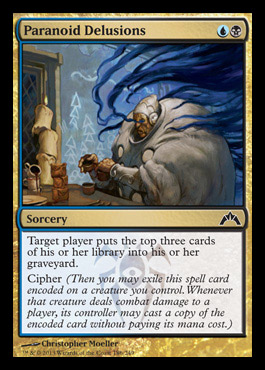 paranoid delusions dimir gatecrash spoiler