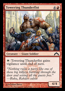 towering thunderfist boros gatecrash spoiler