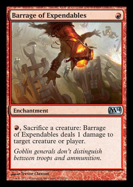 barrage of expendables