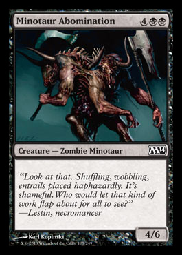 minotaur abomination