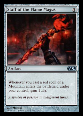 staff flame magus m14
