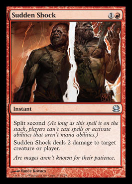 sudden shock modern masters