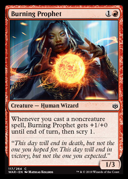 burning prophet