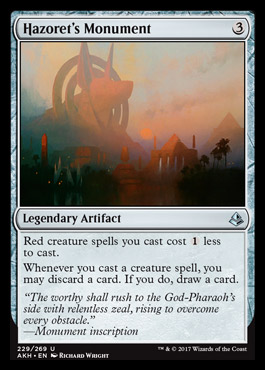 MTG Artifacts Numbers 225 to 238 Amonkhet AKH 